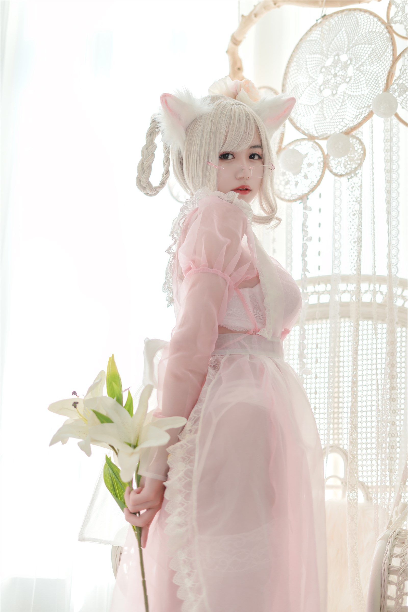 Chiyo Ogura w NO.007 Clear maid pink(7)